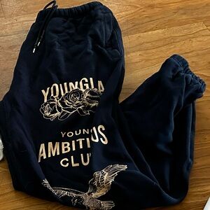 Dark blue men’s young la sweats